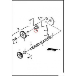 6655193 Вал шестерні проміжної Bobcat 6655193 Вал шестерні проміжної Bobcat
