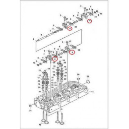 7017201 Стойкая коромысла Bobcat