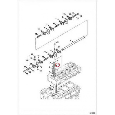 3974515 Тарілка клапана Bobcat 3974515 Тарілка клапана Bobcat