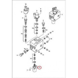 7010007 Катушка клапана хода Bobcat 7010007 Катушка клапана хода Bobcat