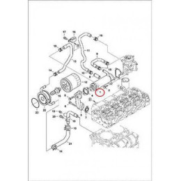 7000736 Теплообменник EGR Bobcat