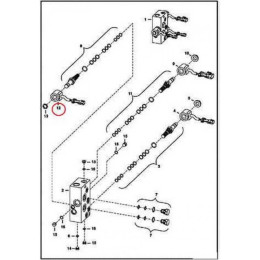 6676244 Катушка клапана хода Bobcat 6676244 Катушка клапана хода Bobcat