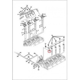 6680787 Трубка дренажная Bobcat