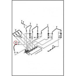 6598146 Трубка дренажна Bobcat 6598146 Трубка дренажна Bobcat