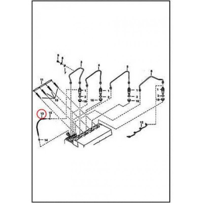 6598146 Трубка дренажна Bobcat 6598146 Трубка дренажна Bobcat