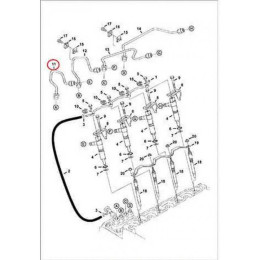 6685102 Трубка топливная высокого давления №1 Bobcat