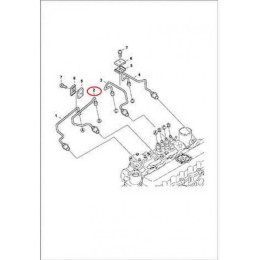 7008495 Трубка топливная высокого давления №2 Bobcat
