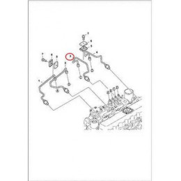 7008496 Трубка топливная высокого давления №3 Bobcat