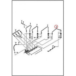 6655222 Трубка паливна високого тиску №4 Bobcat 6655222 Трубка паливна високого тиску №4 Bobcat