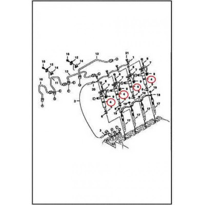 6685512REM Форсунка Bobcat