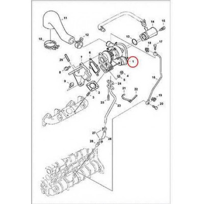 7020831 / 7020831REM Турбокомпрессор Bobcat