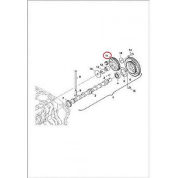 7008432 Шестерня вала промежуточного (с втулкой) Bobcat