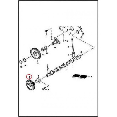 6692387 Шестерня распределительного вала Bobcat