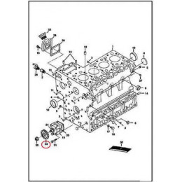 3975441 Шестерня насоса масляного Bobcat 3975441 Шестерня насоса масляного Bobcat
