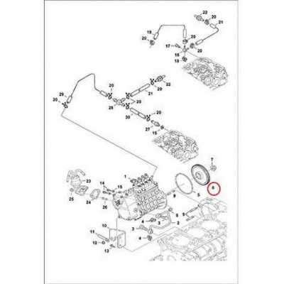 7022433 Шестерня ТНВД Bobcat