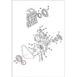 6921062 Шків валу колінчастого Bobcat 6921062 Шків валу колінчастого Bobcat