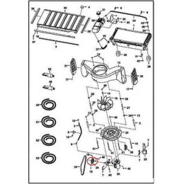 6715924 Шків приводу вентилятора, 114 мм Bobcat 6715924 Шків приводу вентилятора, 114 мм Bobcat