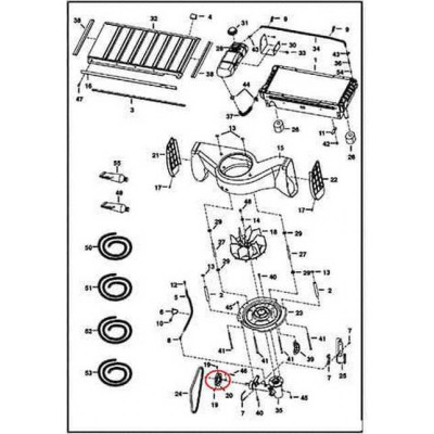6715924 Шкив привода вентилятора, 114 мм Bobcat 6715924 Шкив привода вентилятора, 114 мм Bobcat