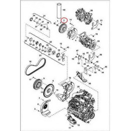 7342313 Шків приводу д / н Bobcat 7342313 Шків приводу д / н Bobcat