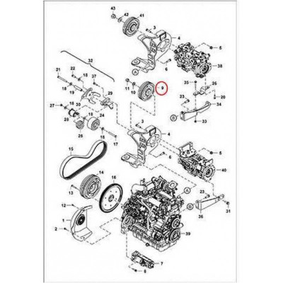 7147858 Шкив привода д/н Bobcat 7147858 Шкив привода д/н Bobcat