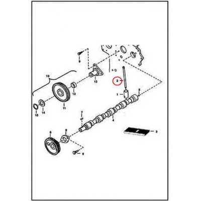 6655176 Штанга штовхача Bobcat 6655176 Штанга штовхача Bobcat