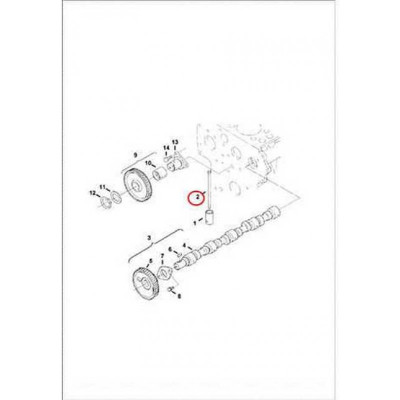 6686035 Штанга толкателя Bobcat