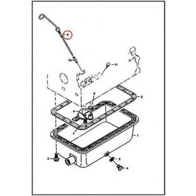 6677202 Щуп масляный двигателя Bobcat