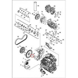 7008888 Штифт вала коленчатого Bobcat