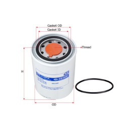 600-311-4120 Паливний фільтр 600-311-4120 Паливний фільтр