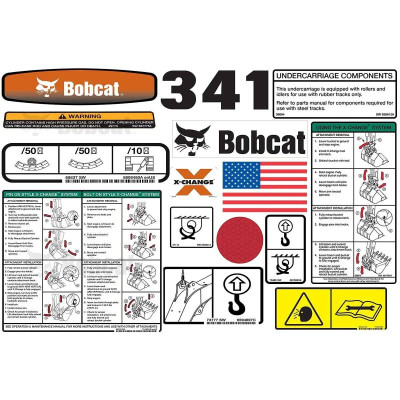 Комплект наклейок Bobcat, 6986666