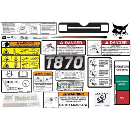 Комплект наклейок Bobcat, 6989524 Комплект наклейок Bobcat, 6989524
