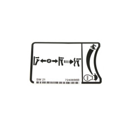 Наклейка Bobcat, 7240698 Наклейка Bobcat, 7240698