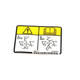 Наклейка Bobcat, 7334337 Наклейка Bobcat, 7334337