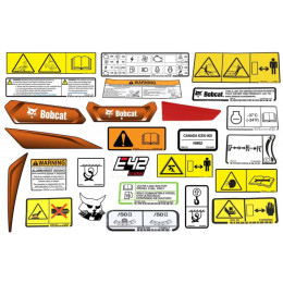 Комплект наклейок Bobcat, 7403726 Комплект наклейок Bobcat, 7403726
