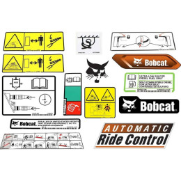Комплект внутрішніх та зовнішніх наклейок моделі T595 Bobcat, 7464026