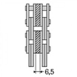 Цепь стрелы (подъемного устройства) погрузчика 4x4 (24)