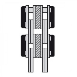 Цепь стрелы (подъемного устройства) погрузчика 4x4 (37)