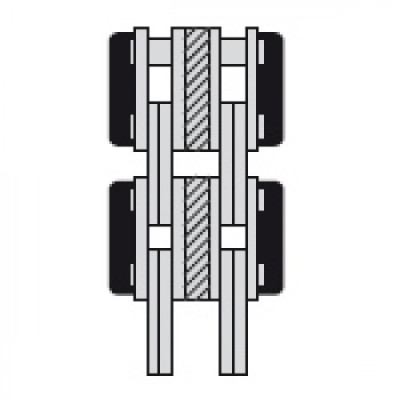 Цепь стрелы (подъемного устройства) погрузчика 4x4 (37)