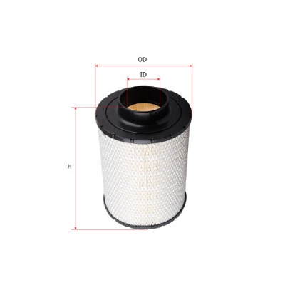 BAUDOUIN X5985006 16061240V Повітряний фільтр BAUDOUIN X5985006 16061240V Повітряний фільтр