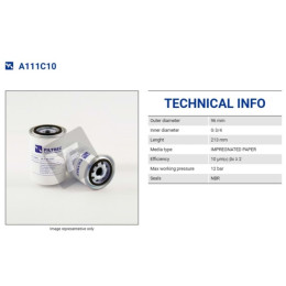 FILTREC A111C10 SPIN-ON CARTRIDGE FILTREC A111C10 SPIN-ON CARTRIDGE