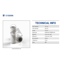 FILTREC C132G06 FILTER ELEMENT FILTREC C132G06 FILTER ELEMENT