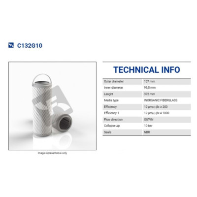 FILTREC C132G10 FILTER ELEMENT FILTREC C132G10 FILTER ELEMENT