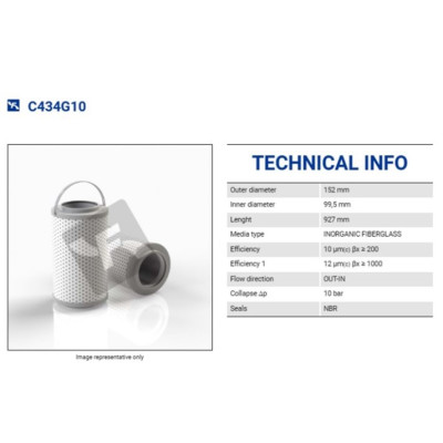 FILTREC C434G10 FILTER ELEMENT FILTREC C434G10 FILTER ELEMENT