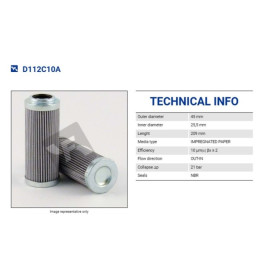 FILTREC D112C10A FILTER ELEMENT FILTREC D112C10A FILTER ELEMENT