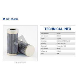 FILTREC D112G06B FILTER ELEMENT FILTREC D112G06B FILTER ELEMENT