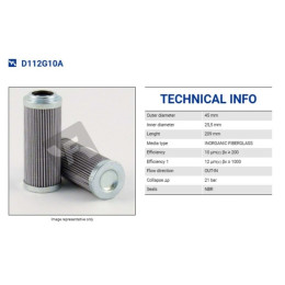 FILTREC D112G10A FILTER ELEMENT FILTREC D112G10A FILTER ELEMENT