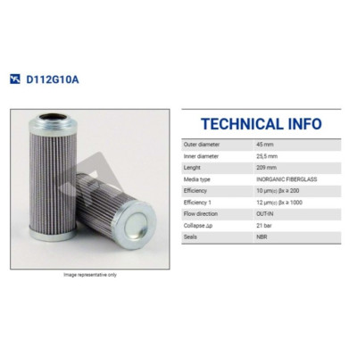 FILTREC D112G10A FILTER ELEMENT FILTREC D112G10A FILTER ELEMENT