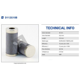 FILTREC D112G10B FILTER ELEMENT FILTREC D112G10B FILTER ELEMENT