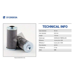 FILTREC D120G03A FILTER ELEMENT