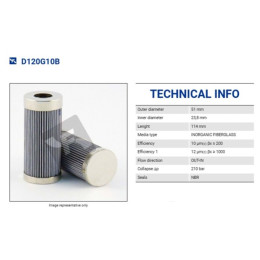 FILTREC D120G10B FILTER ELEMENT